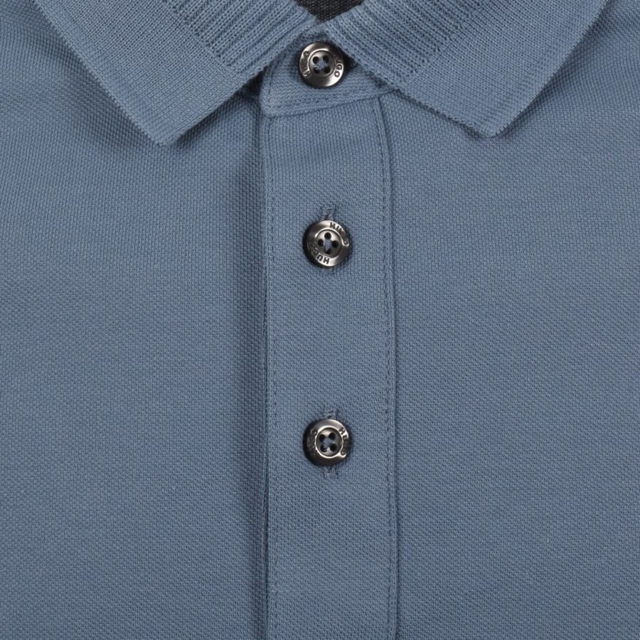 Image number 4 for HUGO Dereso 222 Polo T Shirt Blue