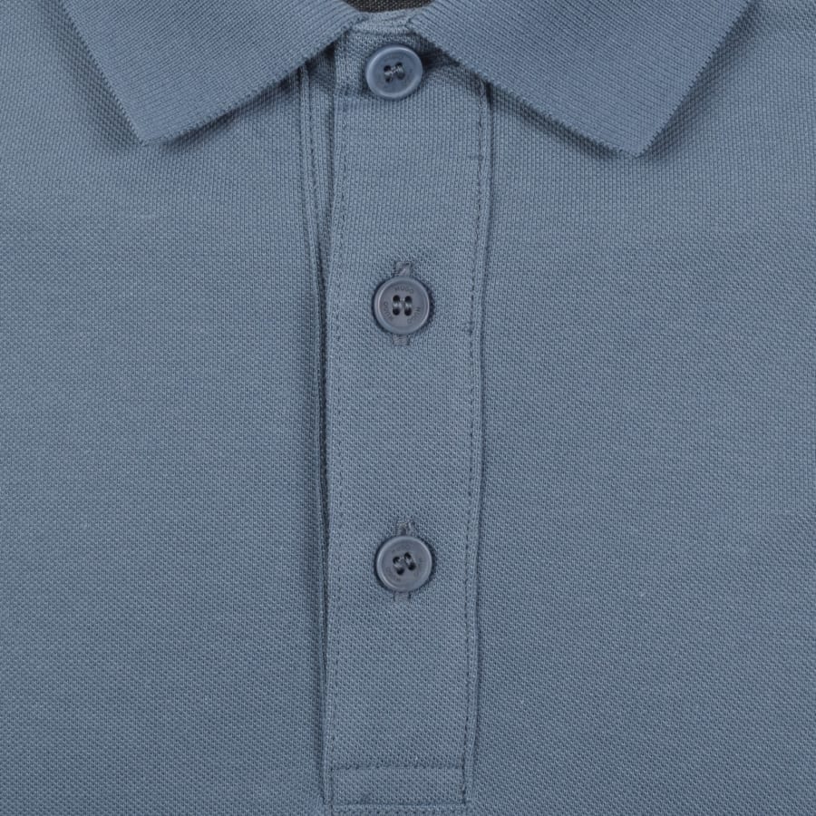 Image number 4 for HUGO Donos 222 Polo T Shirt Blue