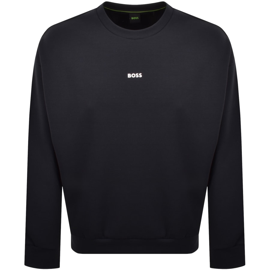 Image number 1 for BOSS Stenson Relaxed Sweatshirt Navy