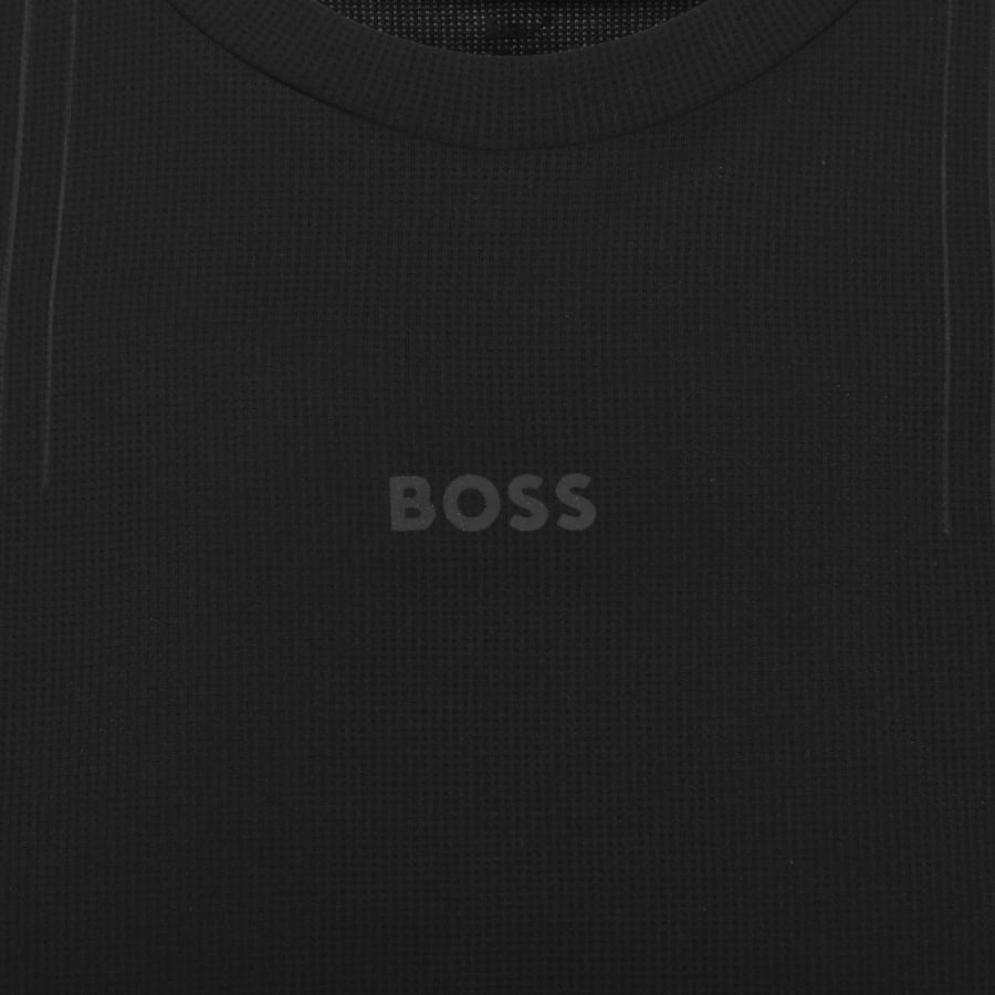 Image number 3 for BOSS Active Push Slim Fit T Shirt Black