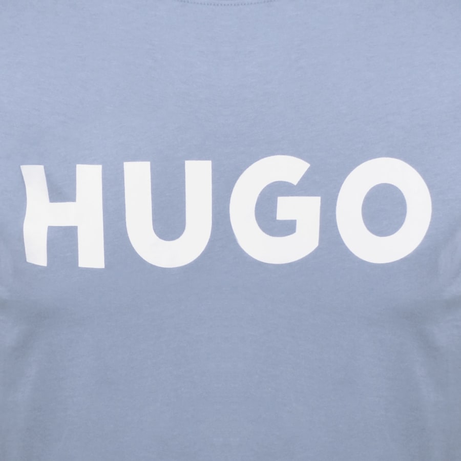 Image number 3 for HUGO Dulivio Crew Neck T Shirt Blue