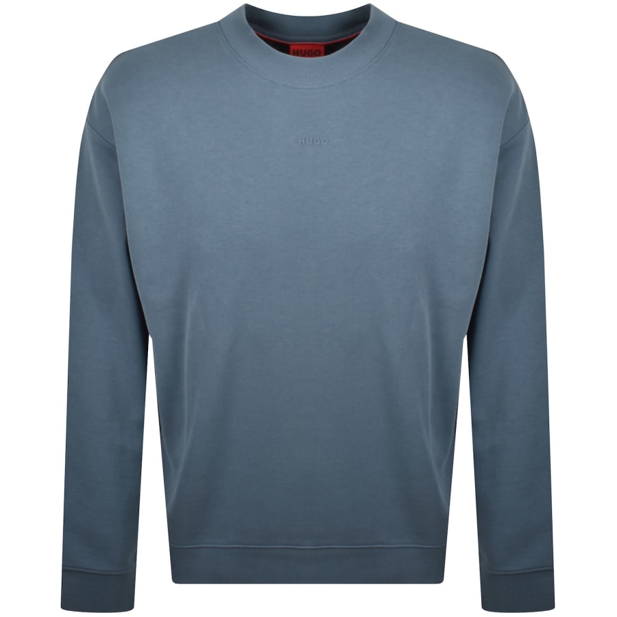 Image number 1 for HUGO Dapocrew Relaxed Fit Sweatshirt Blue