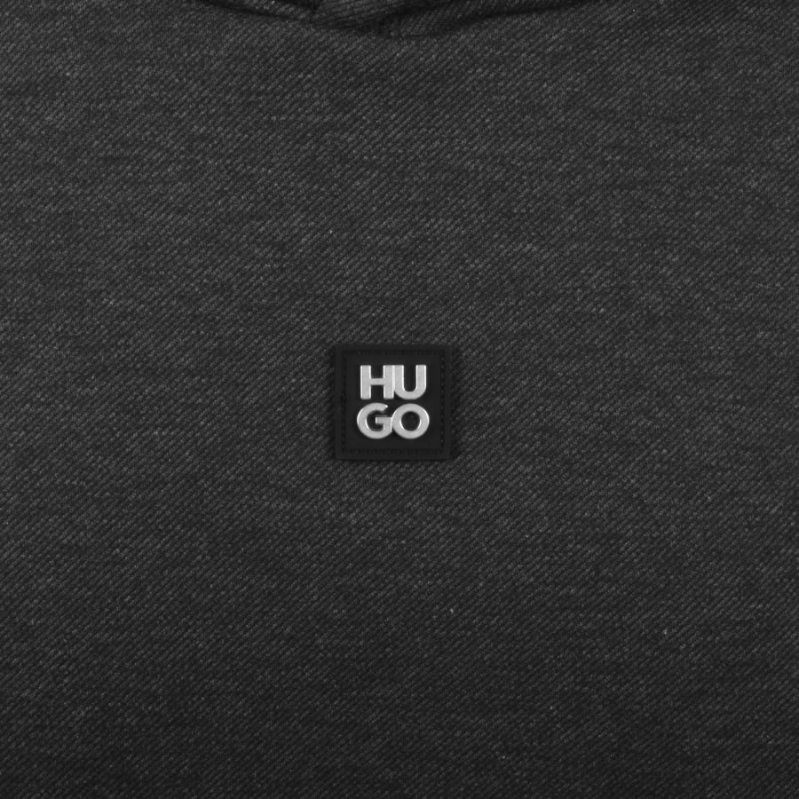 Image number 3 for HUGO Dineo Hoodie Medium Grey