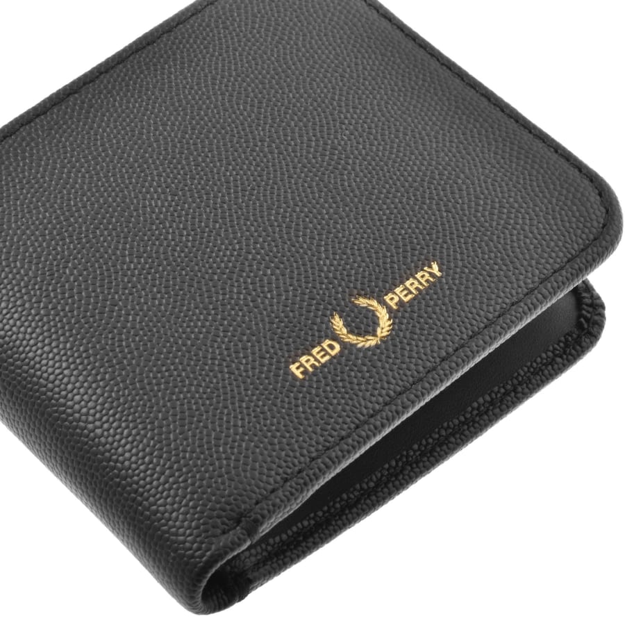Image number 5 for Fred Perry Scotchgrain Wallet Black