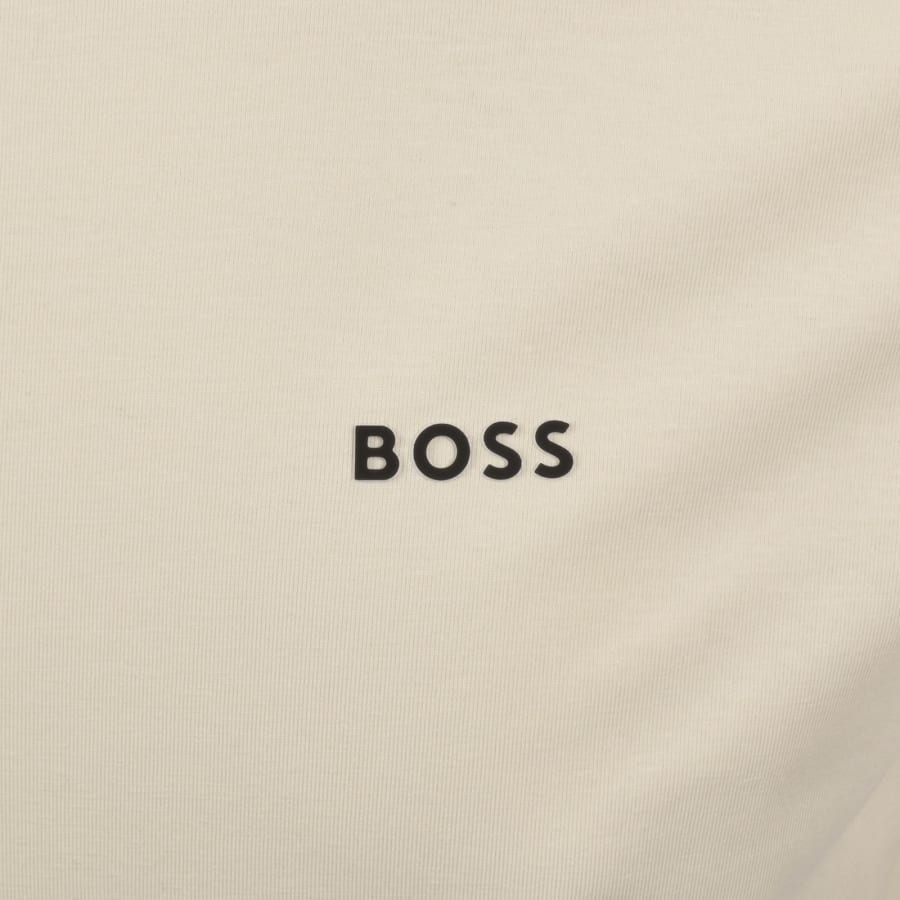 Image number 3 for BOSS Long Sleeved T Shirt Cream