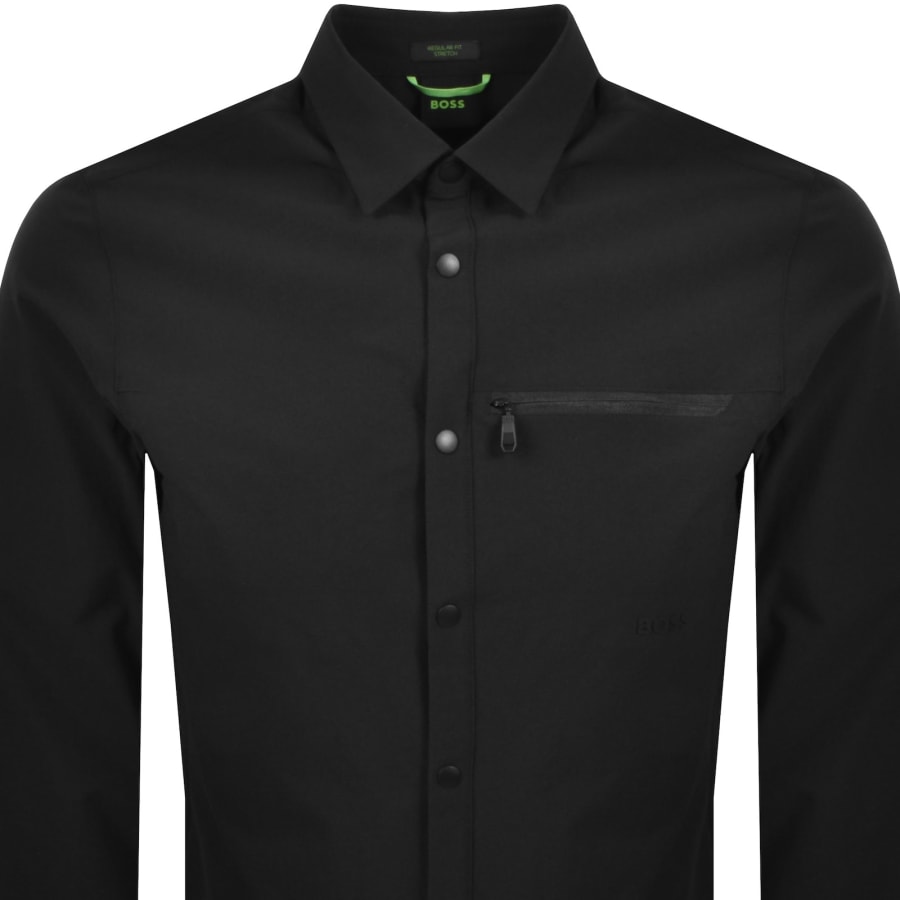 Image number 2 for BOSS Clash Over Shirt Black