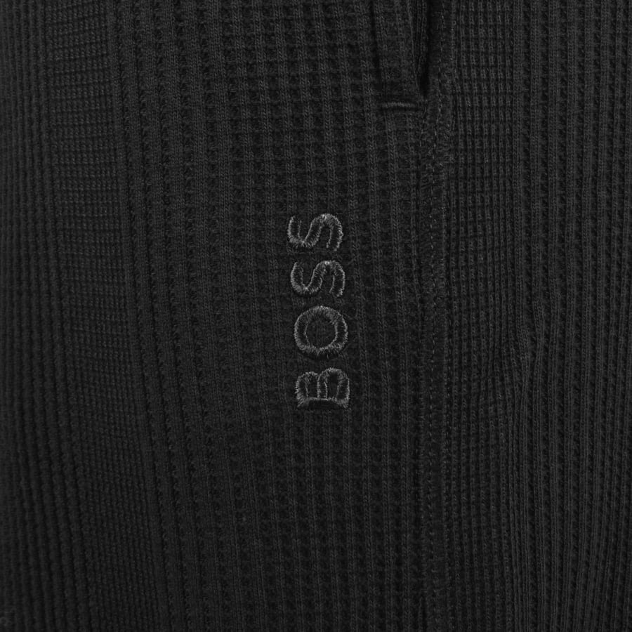Image number 4 for BOSS Waffle Structure Joggers Black