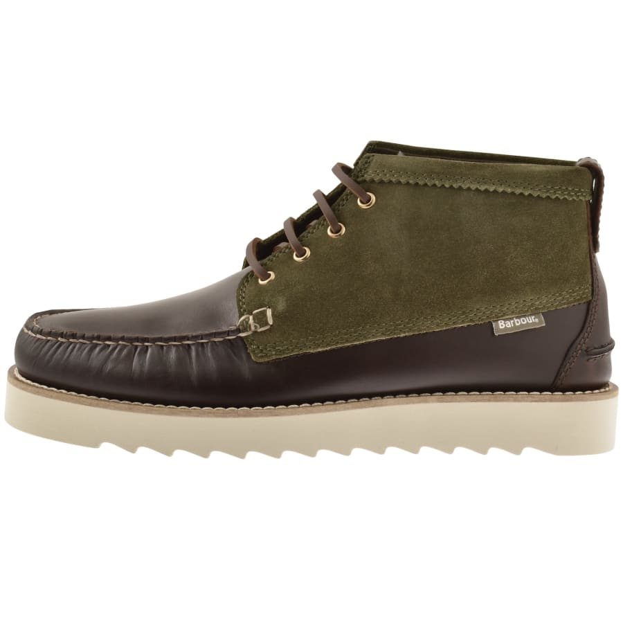 Image number 1 for Barbour Hadston Boots Green