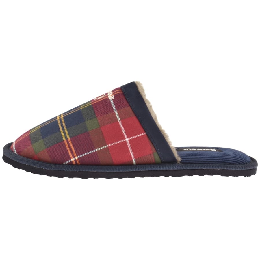 Image number 2 for Barbour Everitt Mule Slippers Winterberry