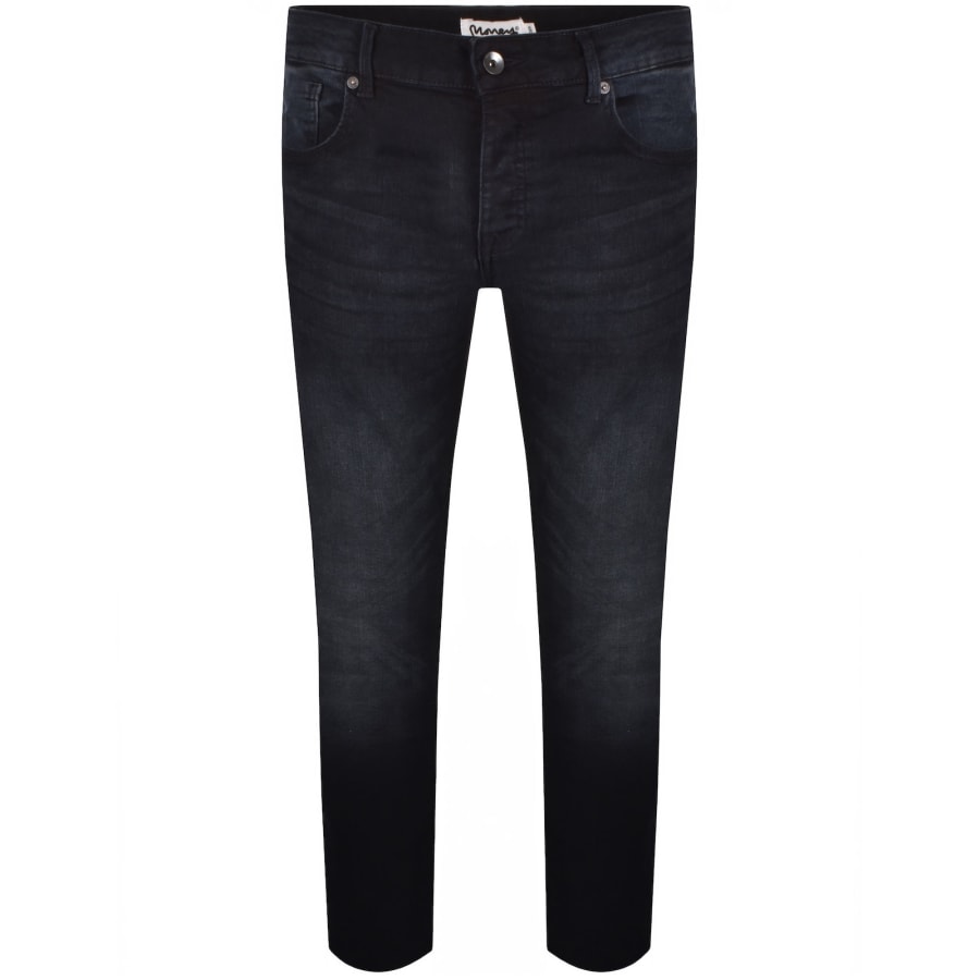 Image number 2 for Money Ape Embossed Dark Wash Jeans Blue