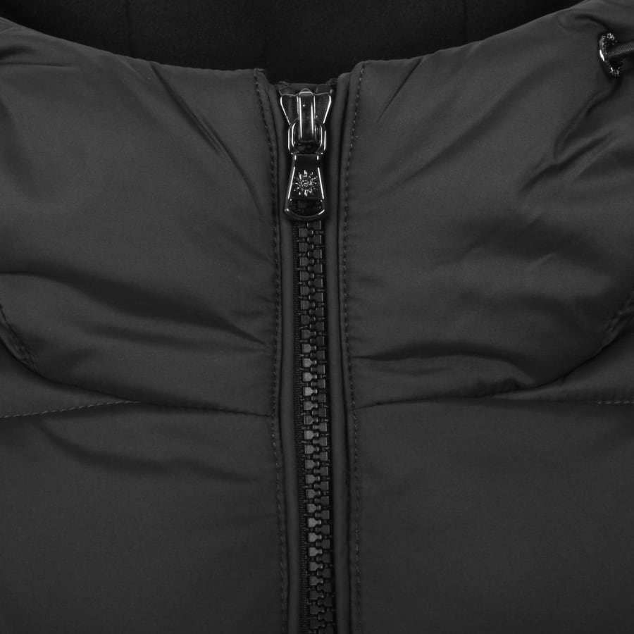 Image number 5 for Sandbanks Hooded Hybrid Jacket Black