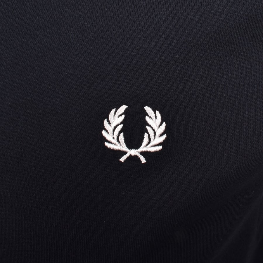 Image number 3 for Fred Perry Twin Tipped Long Sleeved T Shirt Navy