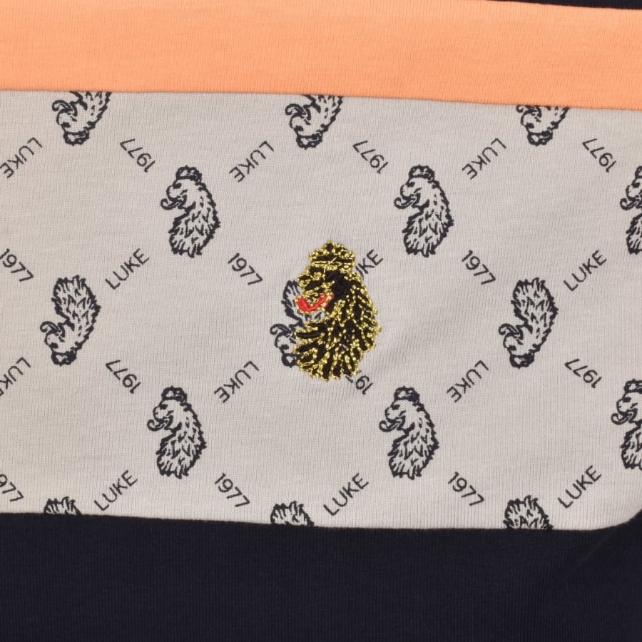 Image number 3 for Luke 1977 Lions Den Printed T Shirt Navy