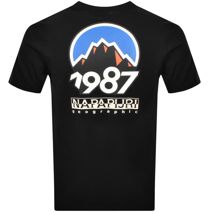 Image number 5 for Napapijri S-Montepiana T Shirt Black