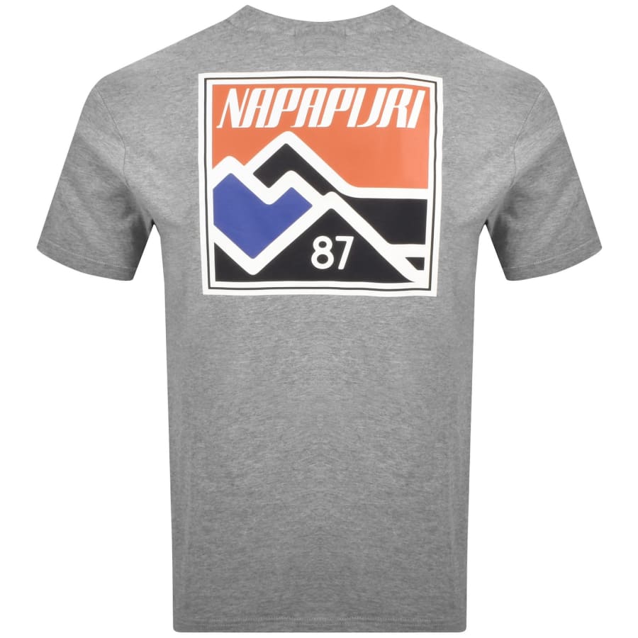 Image number 5 for Napapijri S-Guide T Shirt Medium Grey