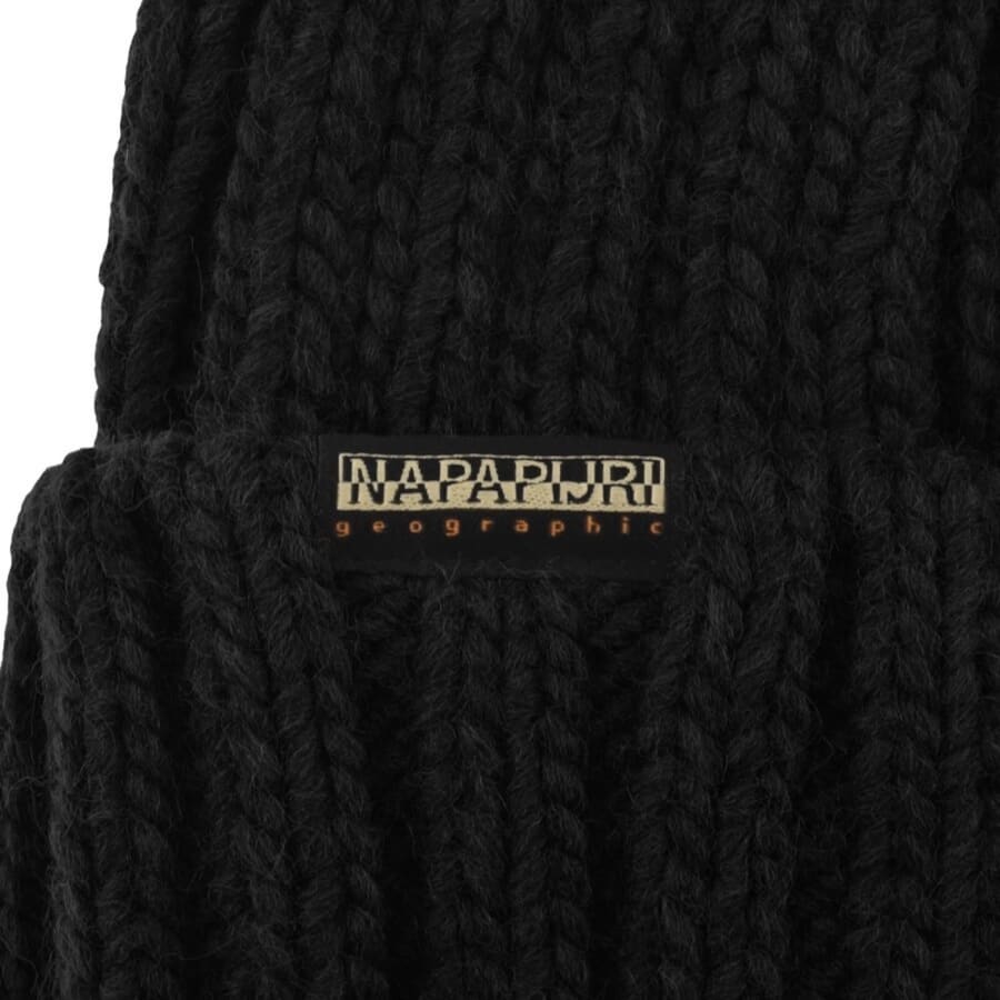 Image number 3 for Napapijri Semiury 5 Beanie Hat Black