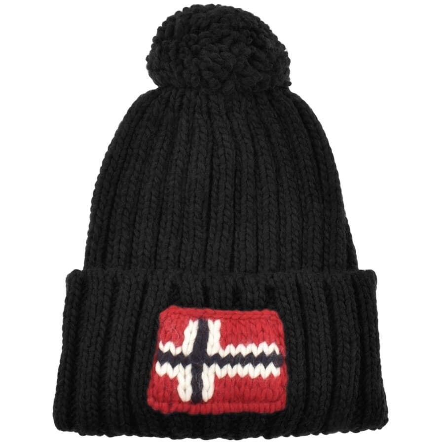 Image number 1 for Napapijri Semiury 5 Beanie Hat Black