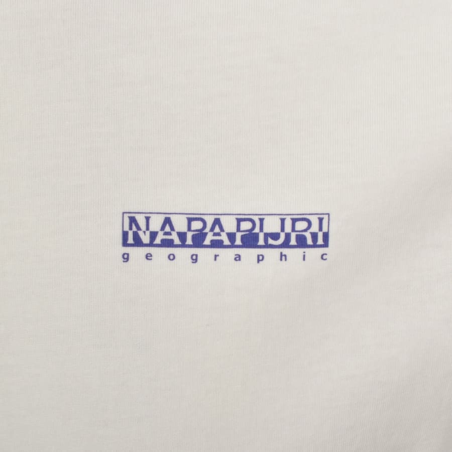 Image number 4 for Napapijri S-Guide T Shirt White Heron