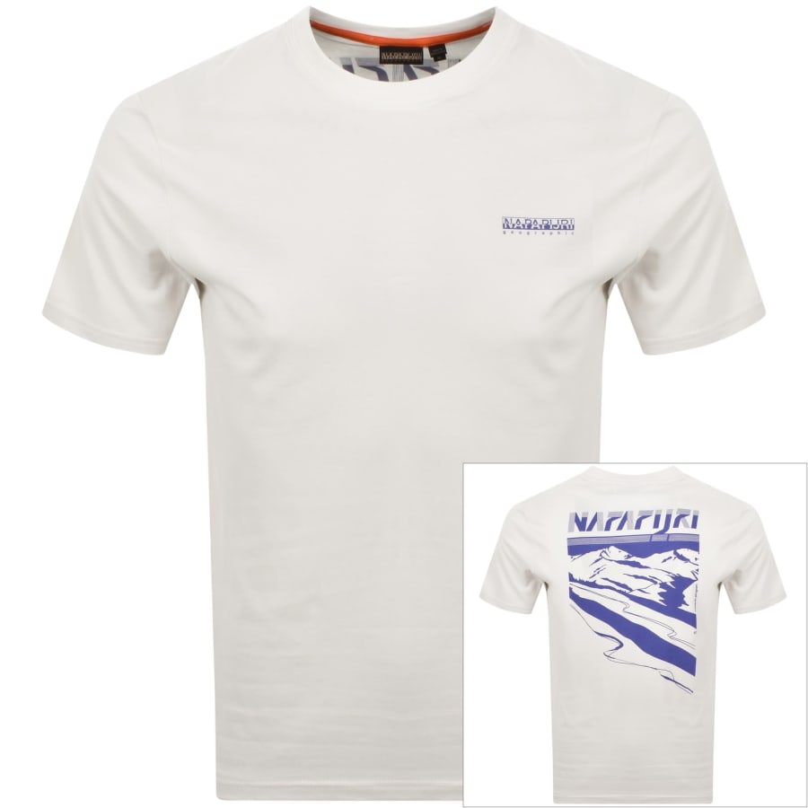 Image number 1 for Napapijri S-Guide T Shirt White Heron