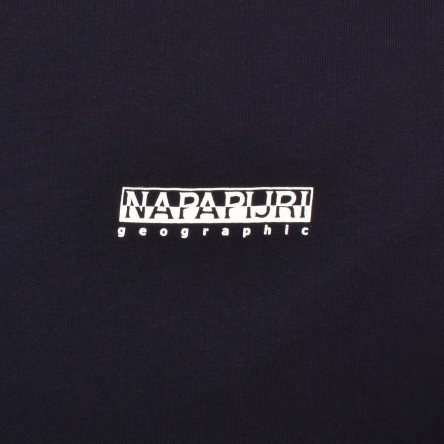 Image number 4 for Napapijri S-Guide T Shirt Blue Marine