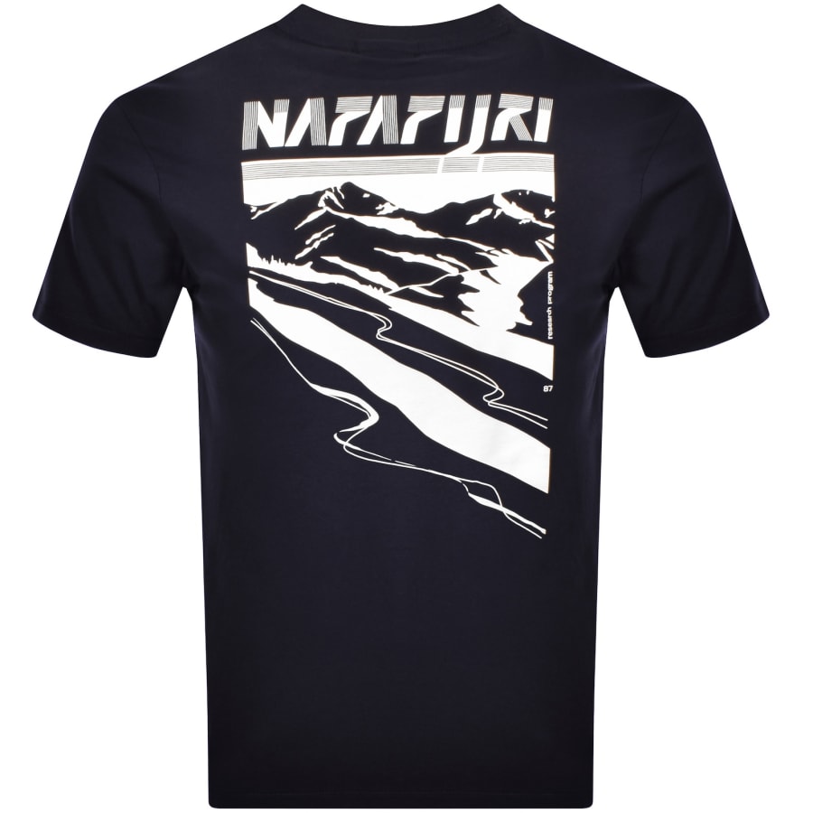 Image number 5 for Napapijri S-Guide T Shirt Blue Marine