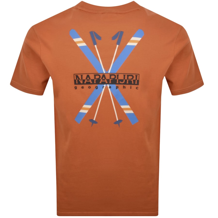 Image number 5 for Napapijri S-Fiemme T Shirt Orange