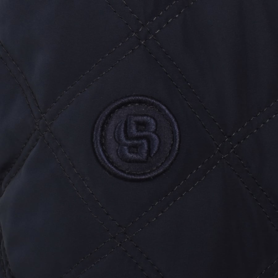 Image number 3 for BOSS Reversible Quilted Jacket Navy