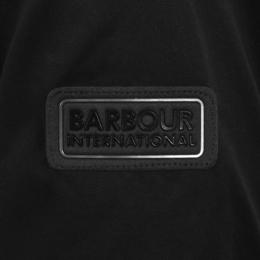 Image number 3 for Barbour International Arkle Overshirt Black
