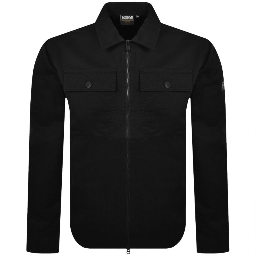Image number 1 for Barbour International Arkle Overshirt Black