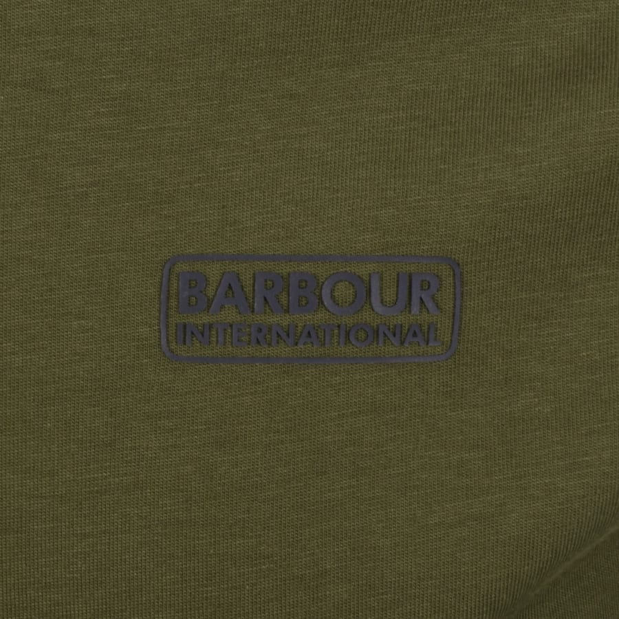 Image number 3 for Barbour International Small Logo T Shirt Green