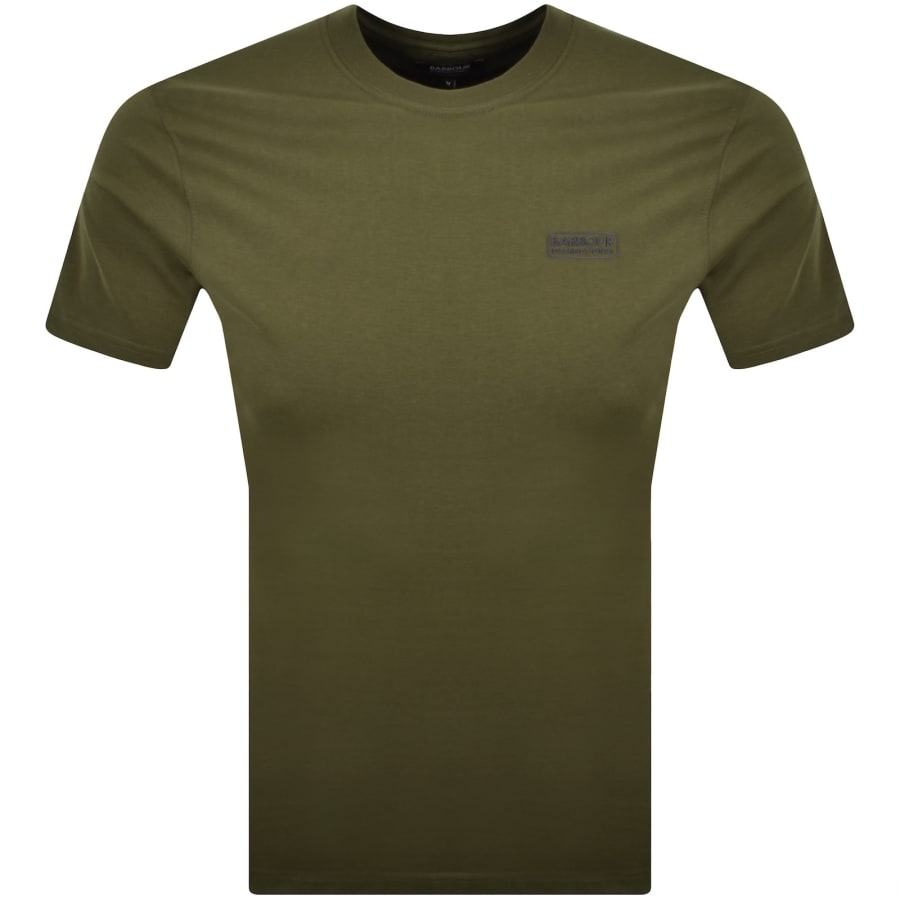 Image number 1 for Barbour International Small Logo T Shirt Green