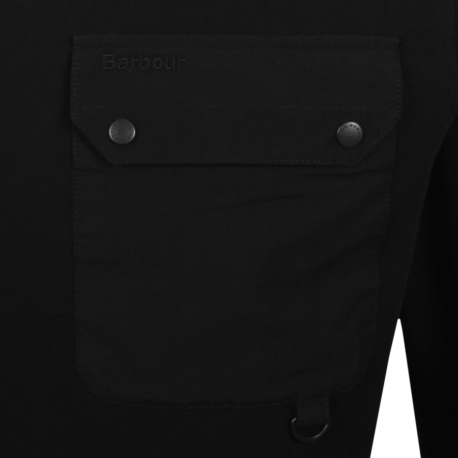 Image number 4 for Barbour Leazes T Shirt Black