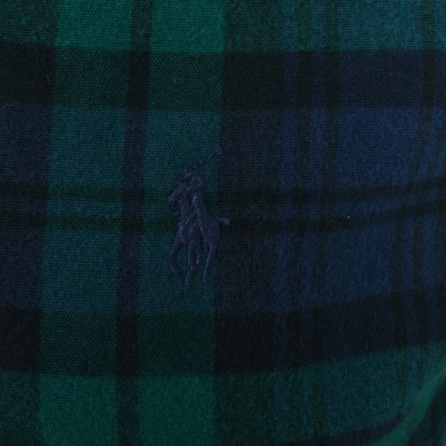 Image number 3 for Ralph Lauren Custom Fit Long Sleeve Shirt Green