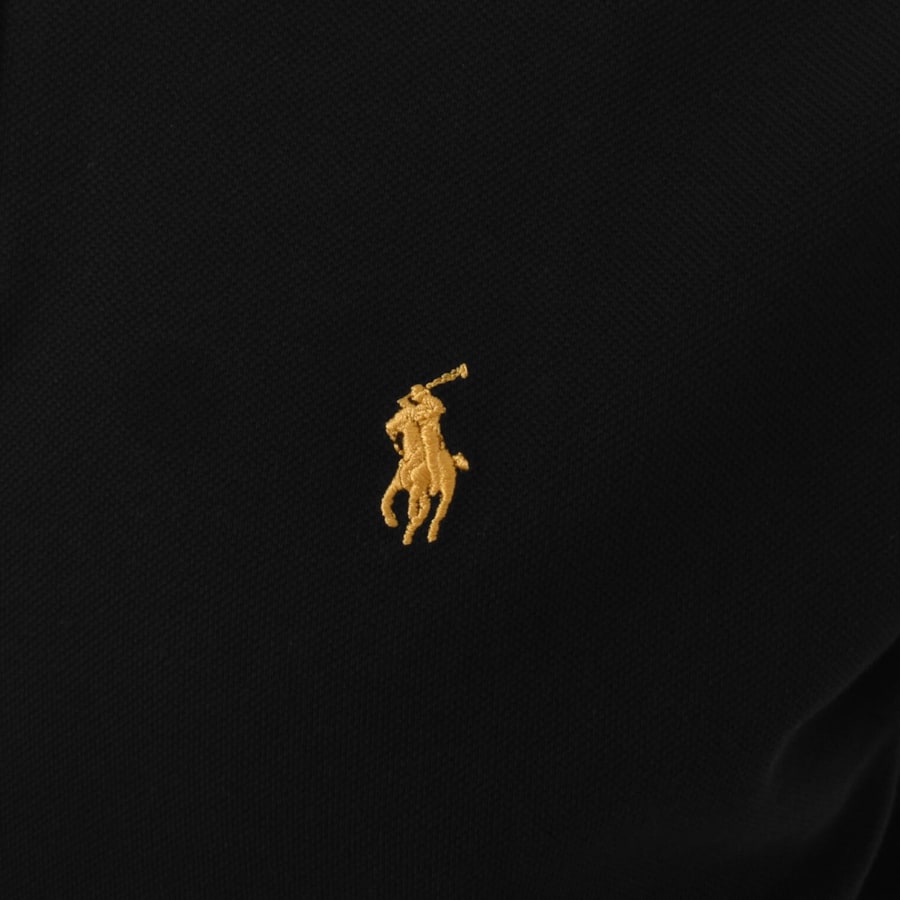Image number 3 for Ralph Lauren Logo Polo T Shirt Black