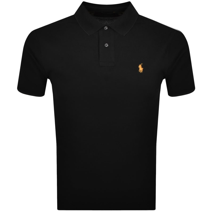 Image number 1 for Ralph Lauren Logo Polo T Shirt Black