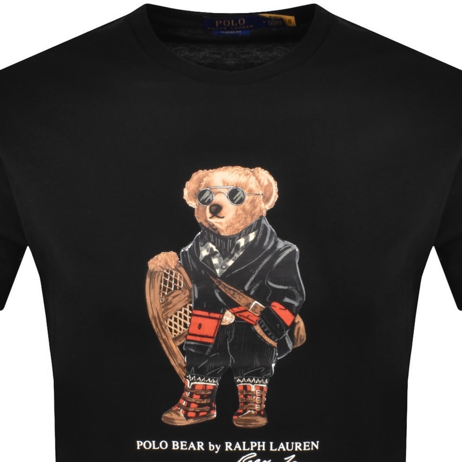Image number 2 for Ralph Lauren Bear T Shirt Black