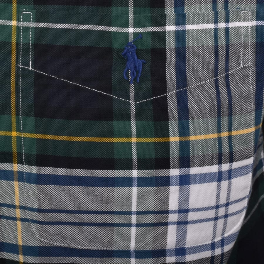 Image number 3 for Ralph Lauren Check Long Sleeve Shirt Green