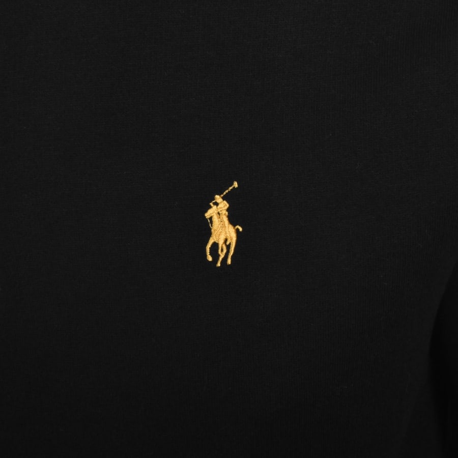 Image number 3 for Ralph Lauren Quarter Zip Sweatshirt Black