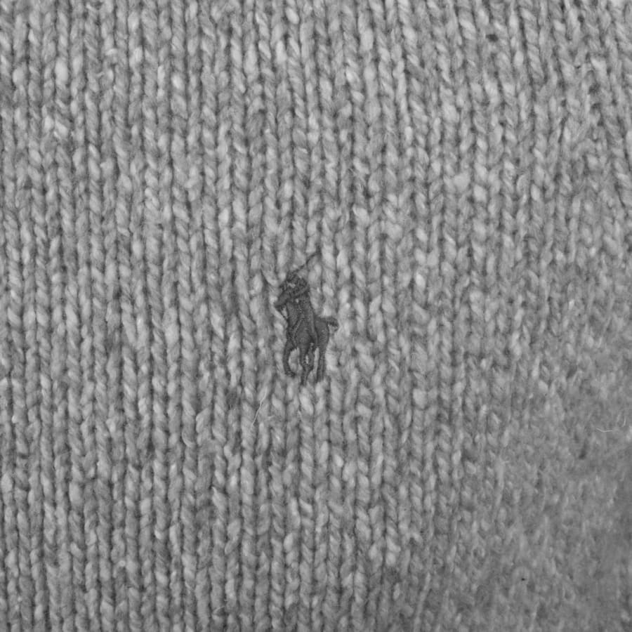 Image number 3 for Ralph Lauren Knit Cardigan Grey