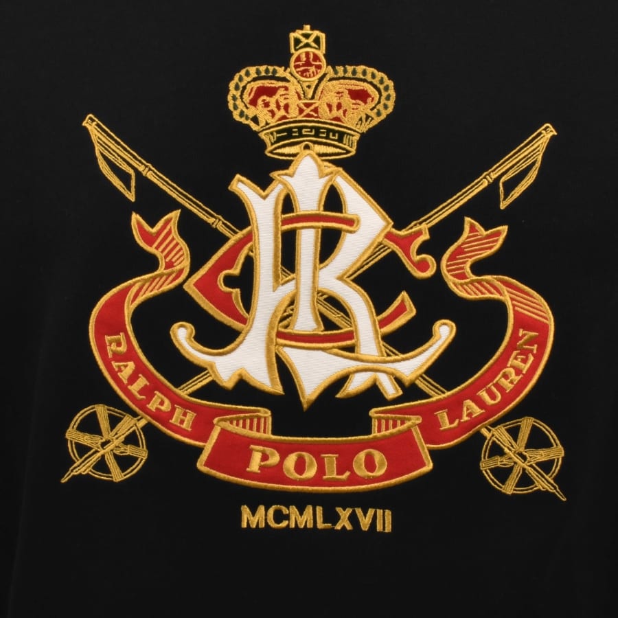 Image number 3 for Ralph Lauren Crest Sweatshirt Black