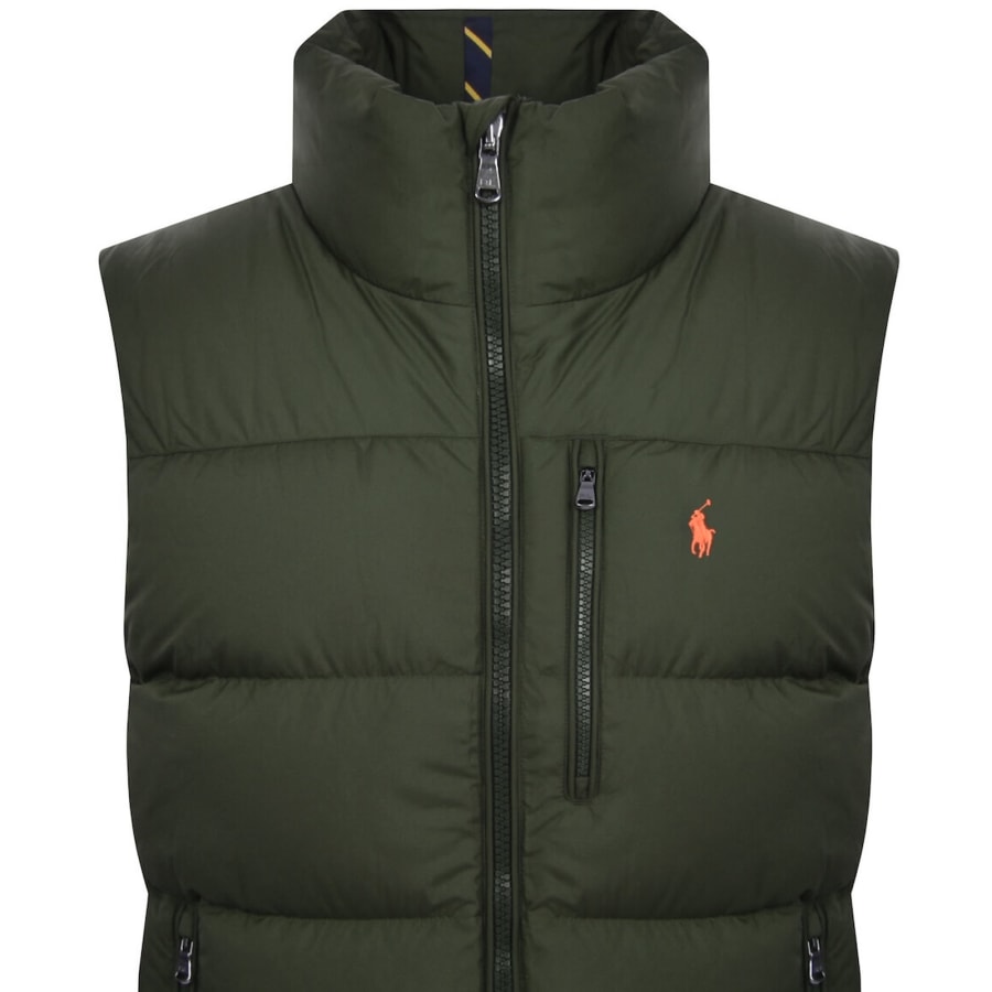 Image number 2 for Ralph Lauren Gorham Down Gilet Green