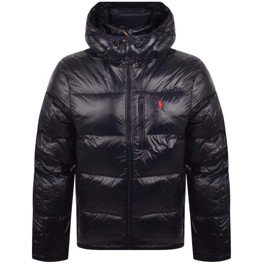 Image number 1 for Ralph Lauren Gorham Bomber Down Jacket Navy