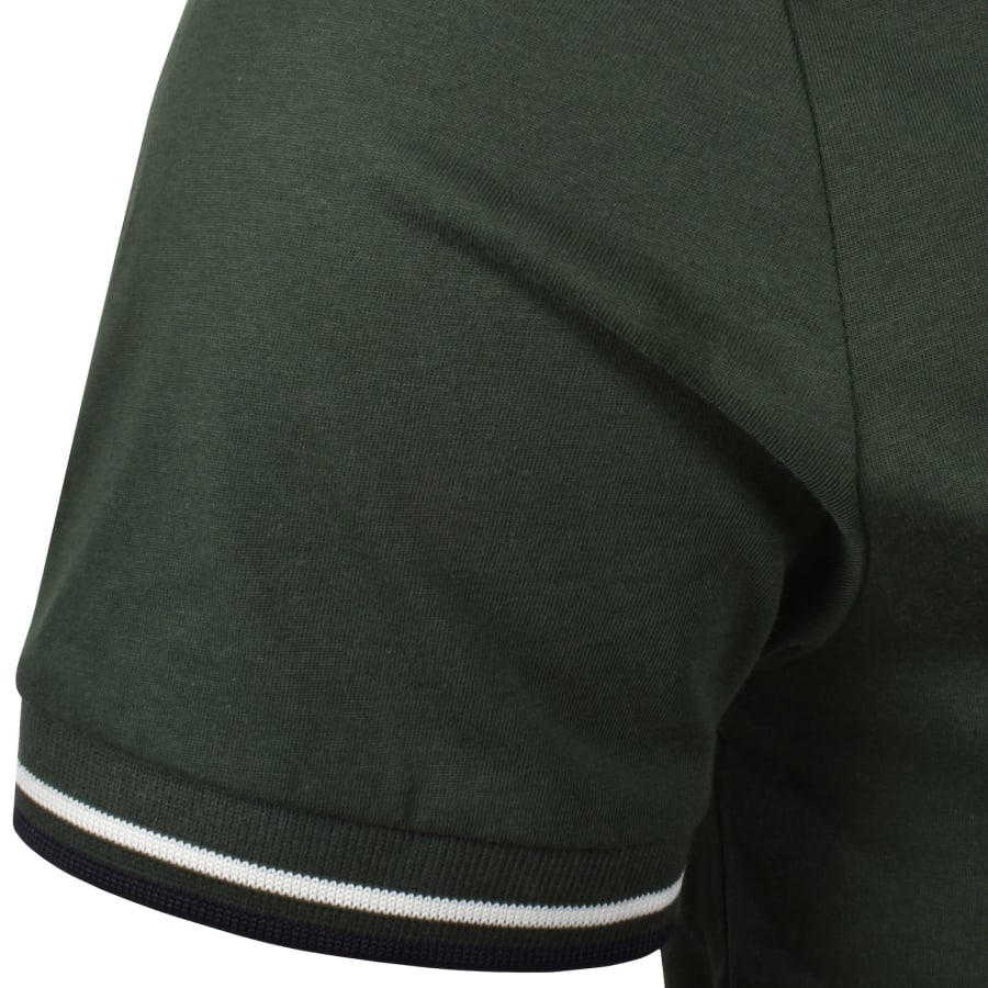 Image number 4 for Fred Perry Twin Tipped T Shirt Green