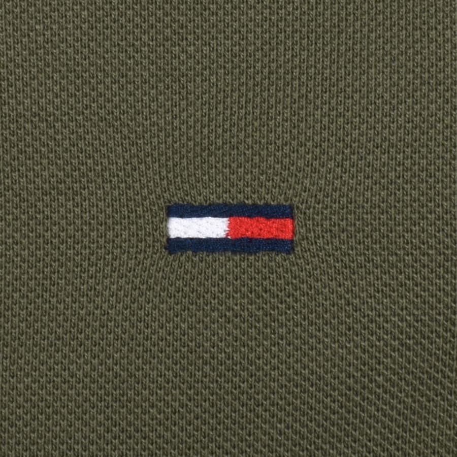 Image number 3 for Tommy Jeans Slim Fit Polo T Shirt Green