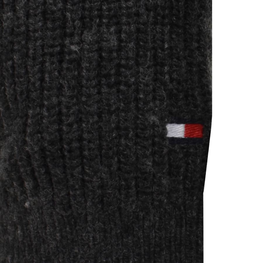 Image number 4 for Tommy Hilfiger Fisherman Knit Cardigan Grey