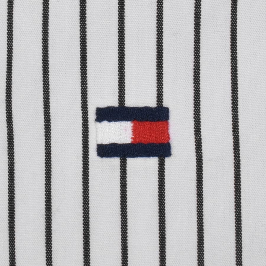 Image number 3 for Tommy Hilfiger Core Hairline Stripe Shirt White