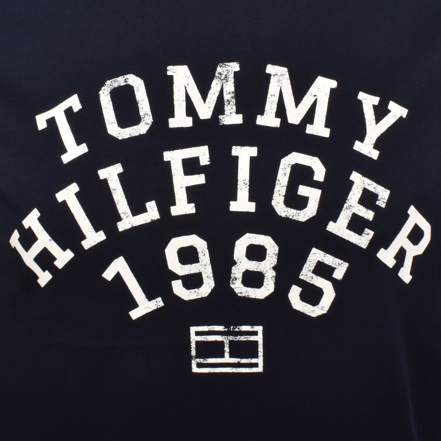 Image number 3 for Tommy Hilfiger Arch T Shirt Navy