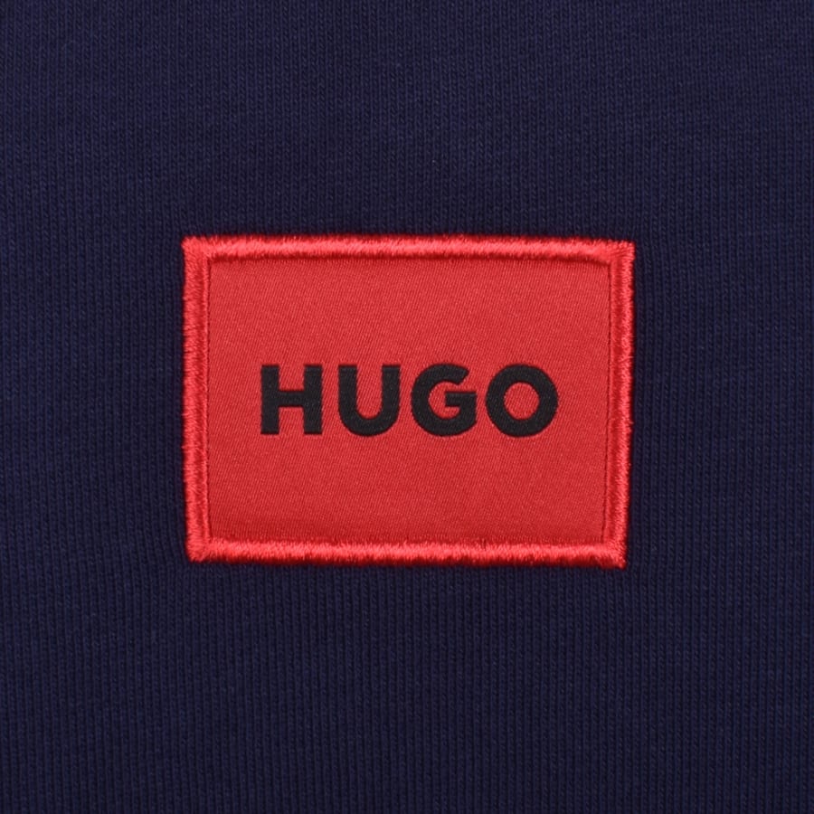 Image number 3 for HUGO Daratschi214 Hoodie Navy