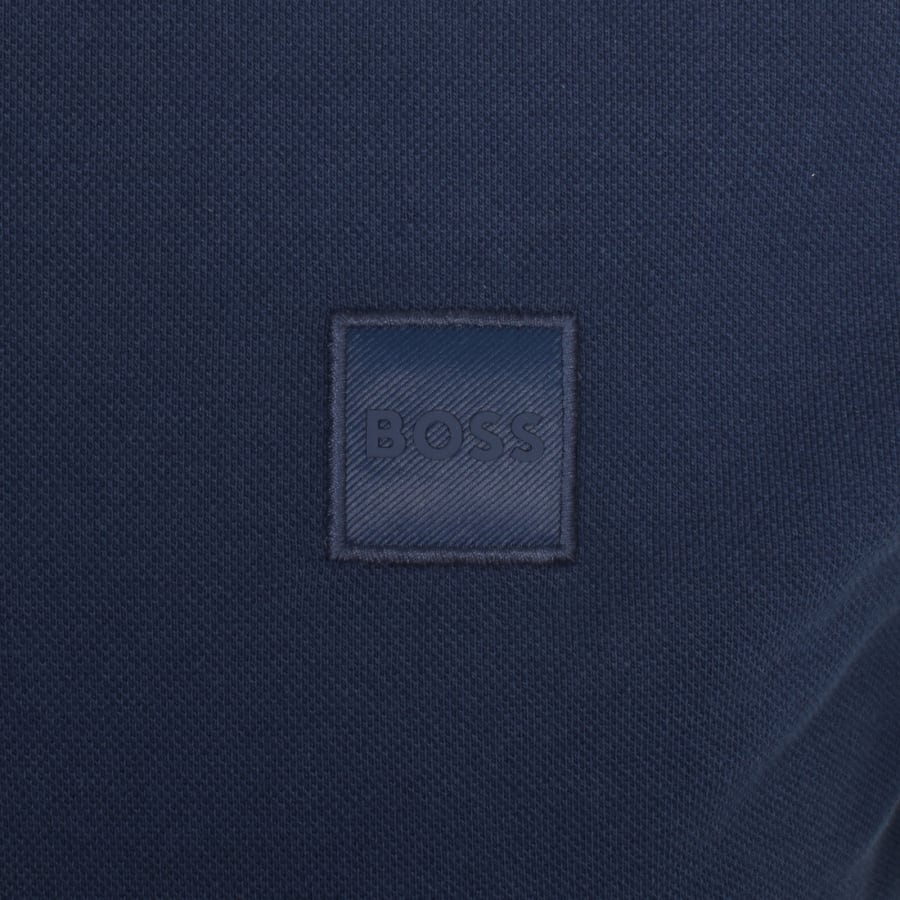Image number 3 for BOSS Passertip Polo T Shirt Navy
