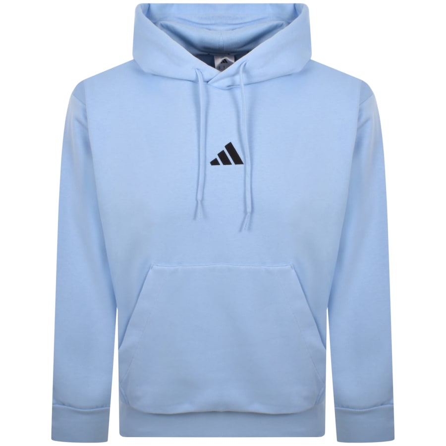 Image number 1 for adidas Sportswear Feel Cozy Hoodie Blue